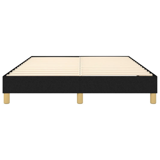 Modern Black Bed Frame – 140x200 cm – No Mattress Bedroom Furniture