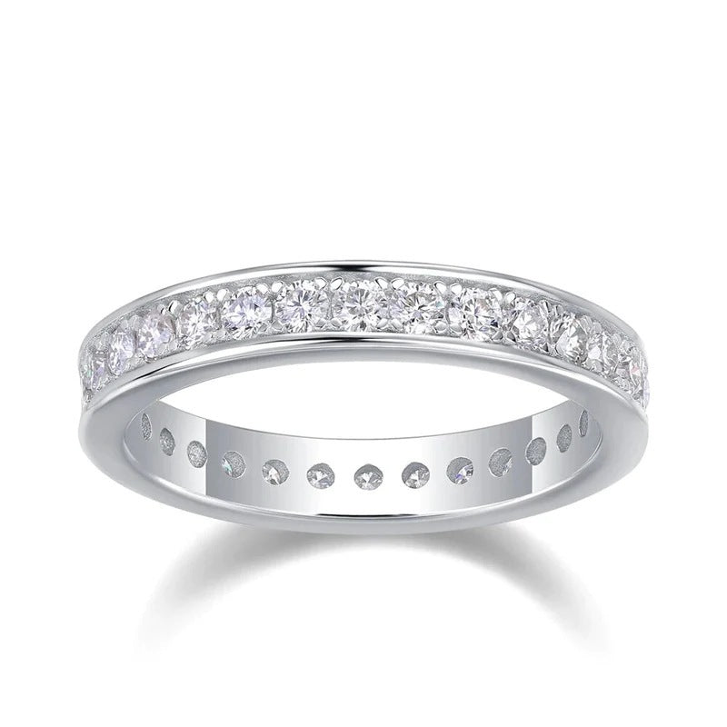 Women's Full Diamond Ring With Shiny Fashion