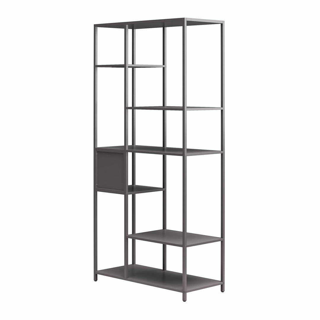 Mission District Metal Bookcase Room Divider Furniture