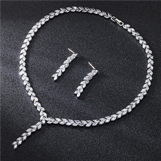Bride Wedding Earrings Jewelry Set Jewelry Set Jewelry/Accessories
