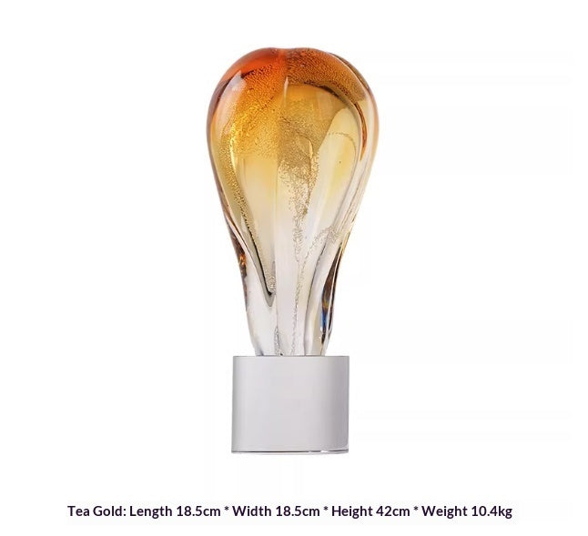 Modern Glass Home Decor Items For Stylish Living Home Ornaments