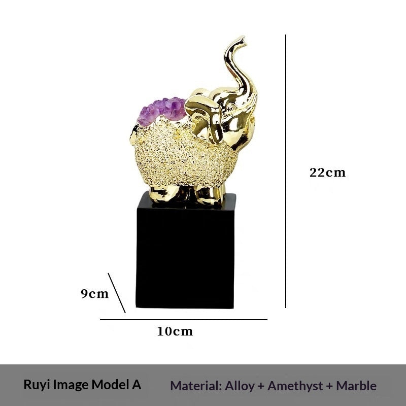 Golden Entryway Office Creative Home Decor Items Home Ornaments
