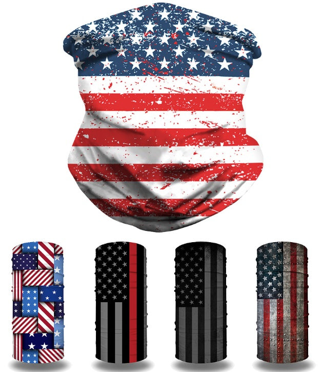 American Flag Digital Printing Multifunctional Mask