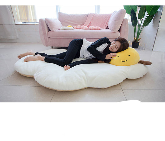 Giant yolk Egg Floor Sofa Mat 1,7M Big Poached egg Bbay floor Game Mat Lazy Sofa Japan Floor Bed sofa Furniture
