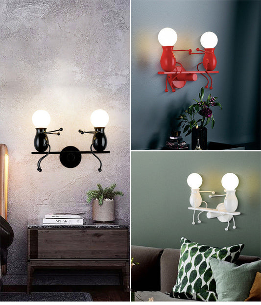Postmodern Creative Wall Lamp Children's Wall Lamp Bedside Lamp Creative Lamp Lighting Home Essentials
