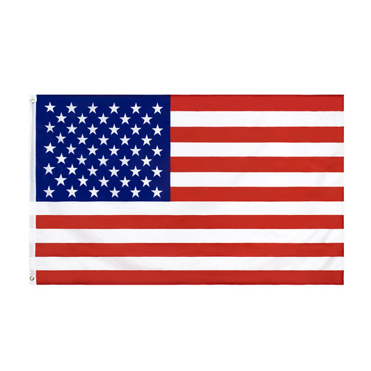 Oxford Cloth American Embroidered Flags & Banners