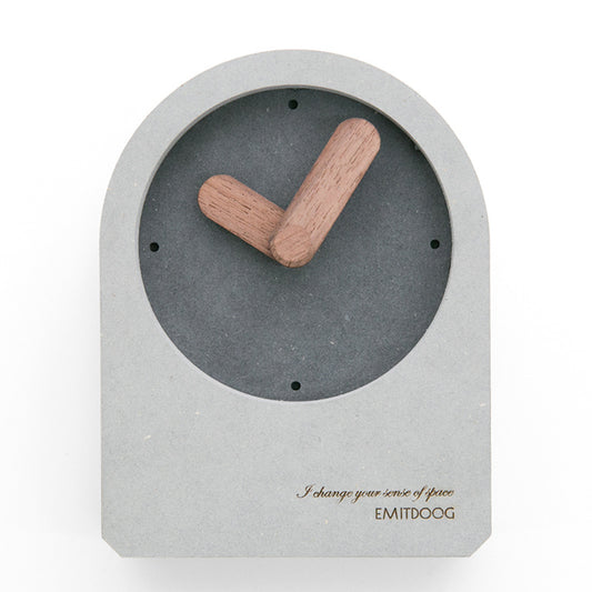 Horloge de table de chevet silencieuse pour chambre à coucher, maison créative