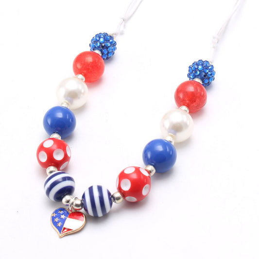 American Flag Pendant Children's Necklace Jewelry/Accessories