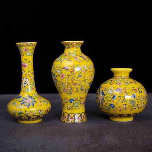 Colored Porcelain Pottery Home Decoration Ornaments