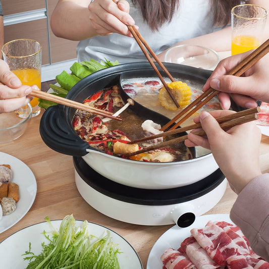 Integrated Casting Two-flavor Hot Pot Appliances Home Essentials