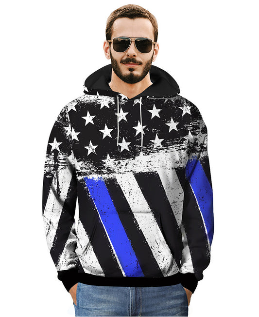 Flag print hoodie Apparel / Clothing