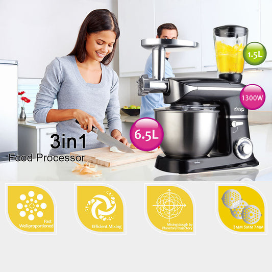 Three-in-one Household Multi-function And Noodle Machine Fully Automatic Juicer Meat Cooking Machine Stirring Chef Machine appliances Home Essentials