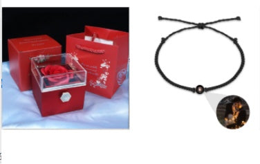 Creative Customized Color Photo Projection Bracelet Hand Woven Lovers Personality Jewelry For Men And Women Valentine's Day Gift Jewelry / Accessories