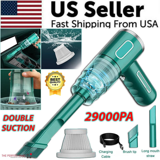 29000PA Cordless Hand Held Vacuum Cleaner Mini Portable Car Auto Home Wireless Home Essentials