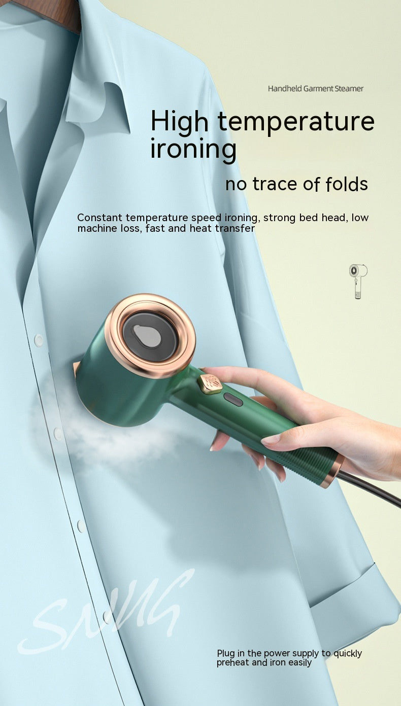 Mini Portable Handheld Garment Steamer Fabric Steam Iron For Clothes Travel Home Appliances Vertical US Plug Ironing Machine Home Essentials