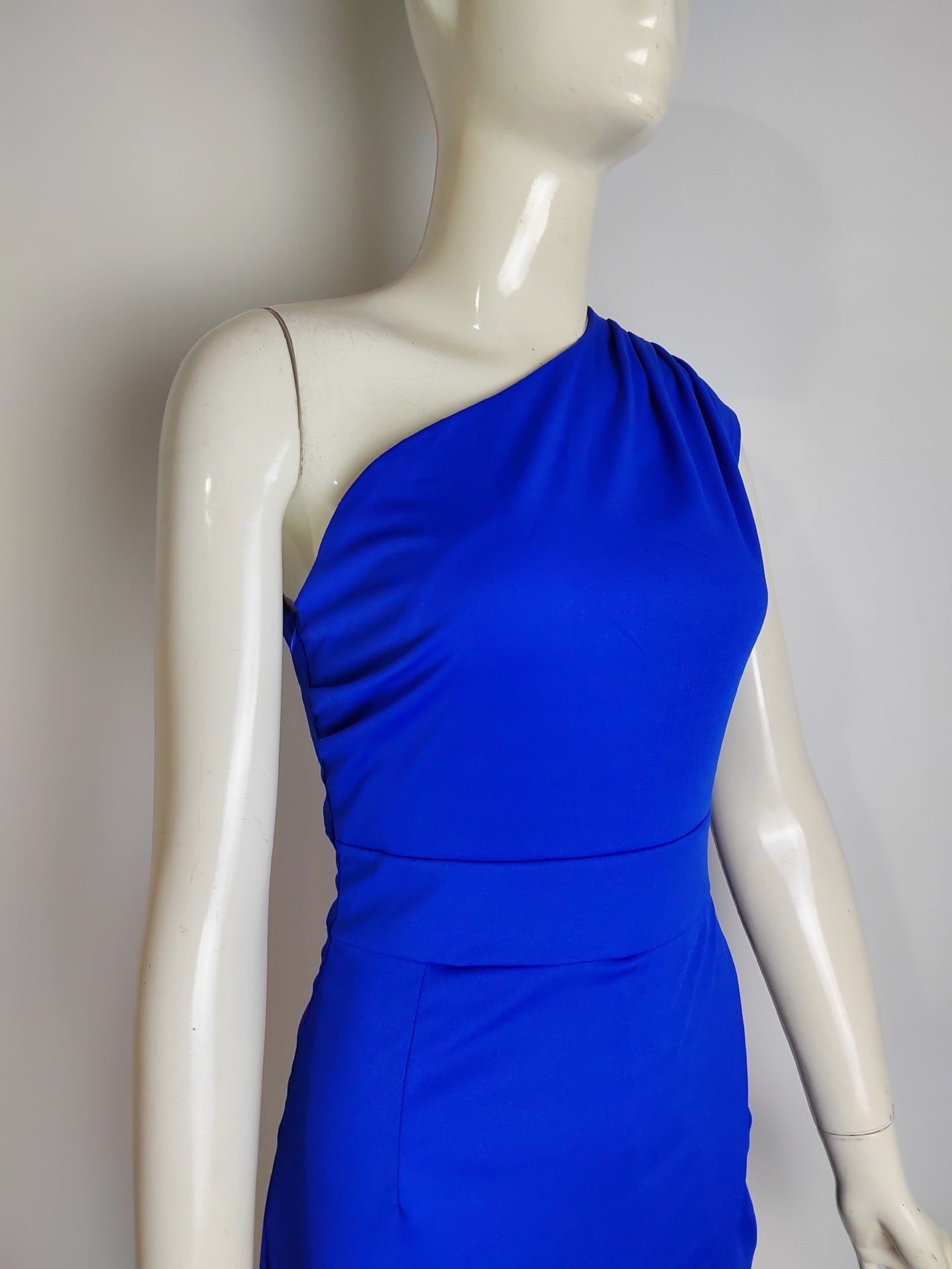 Women's One-shoulder High Waist Front Slit Temperament Dress Women's Garments Apparel / Clothing
