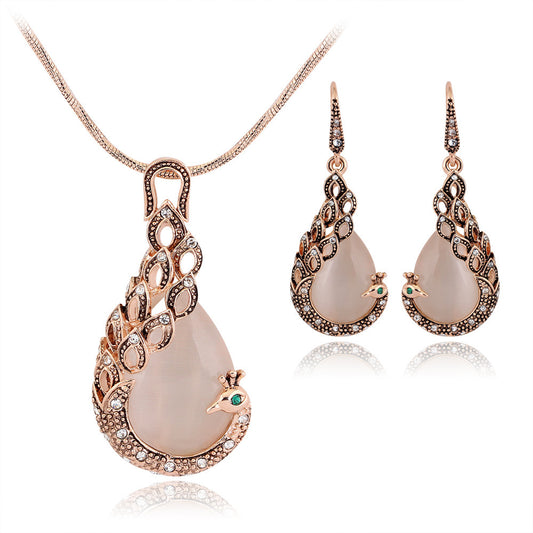 Peacock Jewelry Set Jewelry/Accessories
