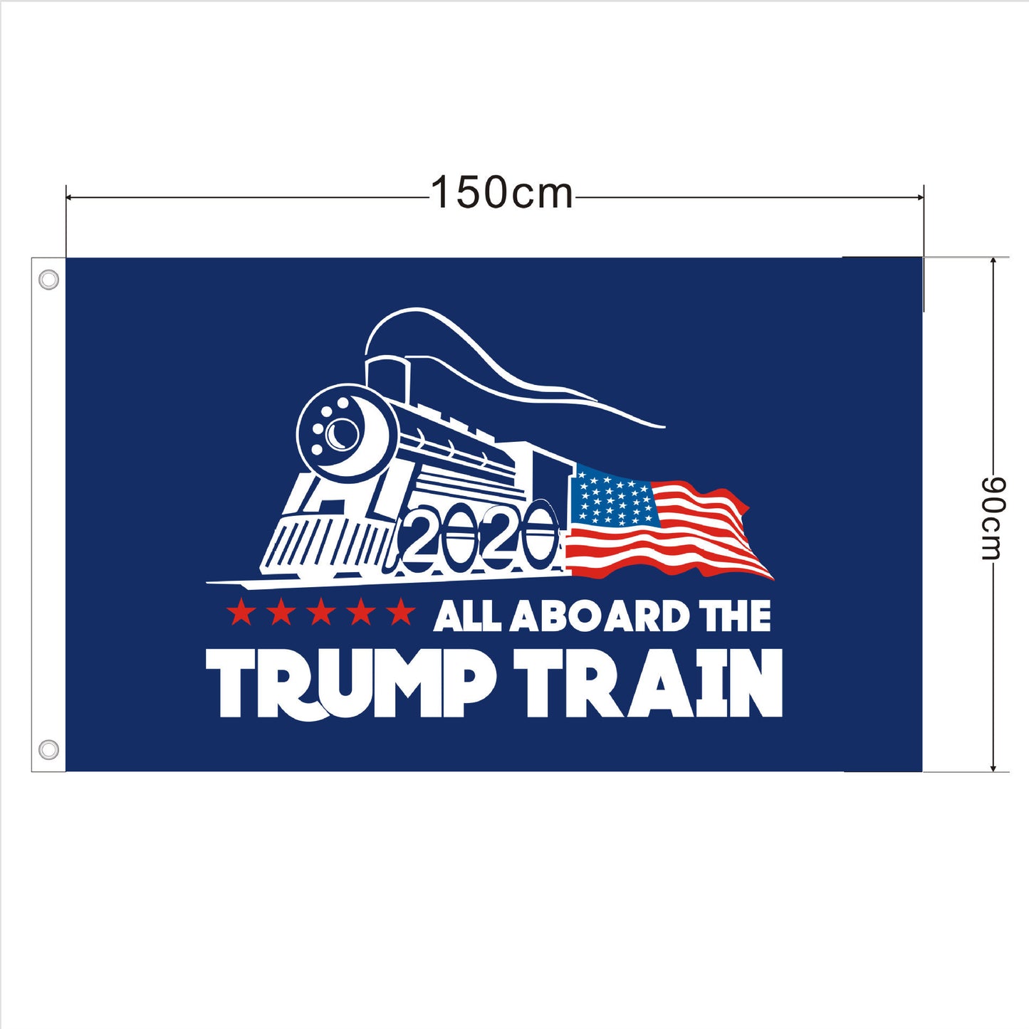 American president Donald Trump's election flag