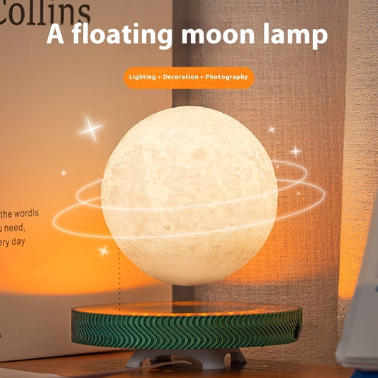 Magnetic Suspension Moon Small Night Lamp Decorative Creative Lighting Home Essentials