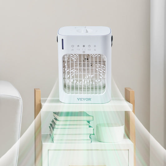 Portable Air Conditioner 4-in-1 Evaporative Air Cooler 700ml Water Tank Home Essentials