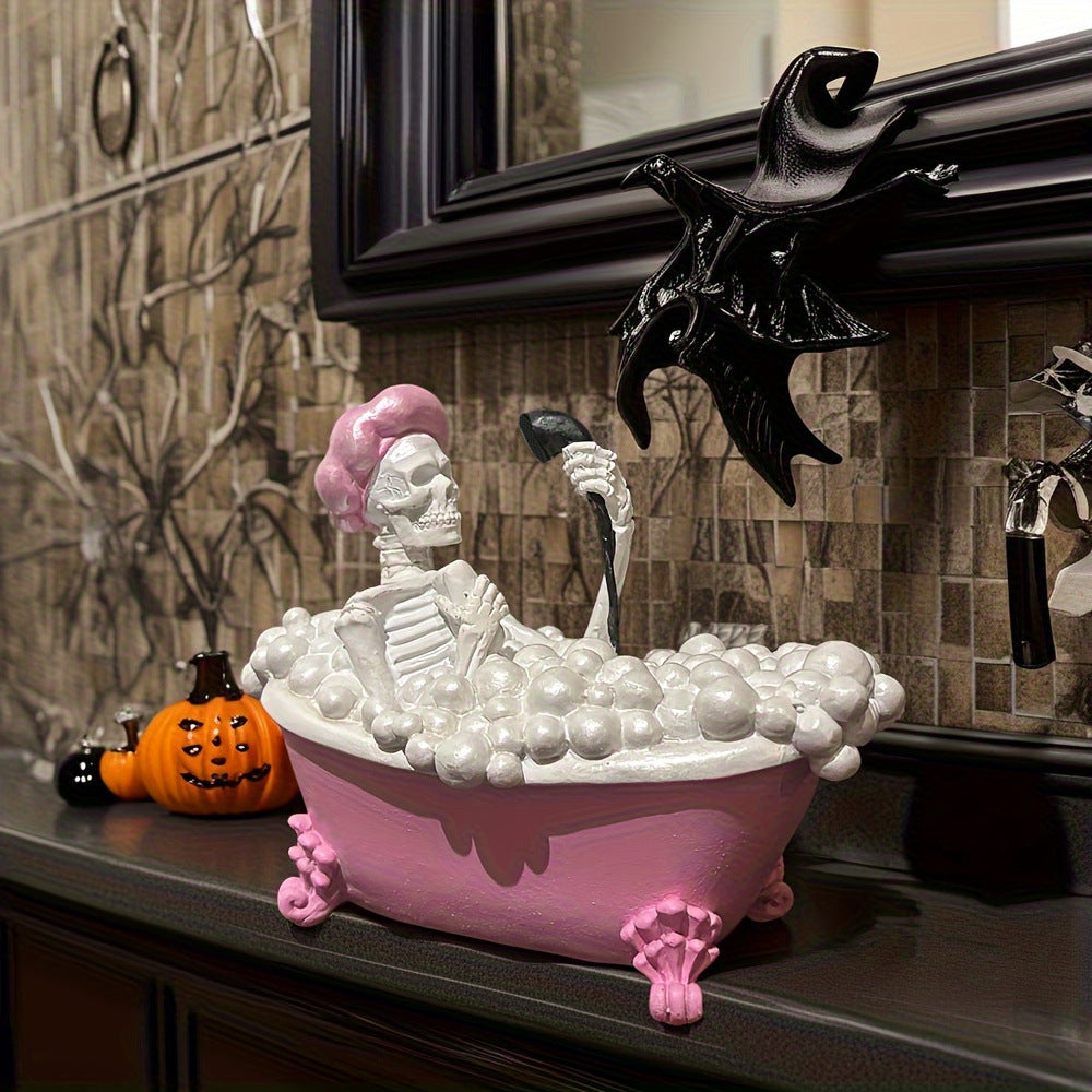 Bath Female Ghost Bathtub Statue Resin Decorations Home Ornaments