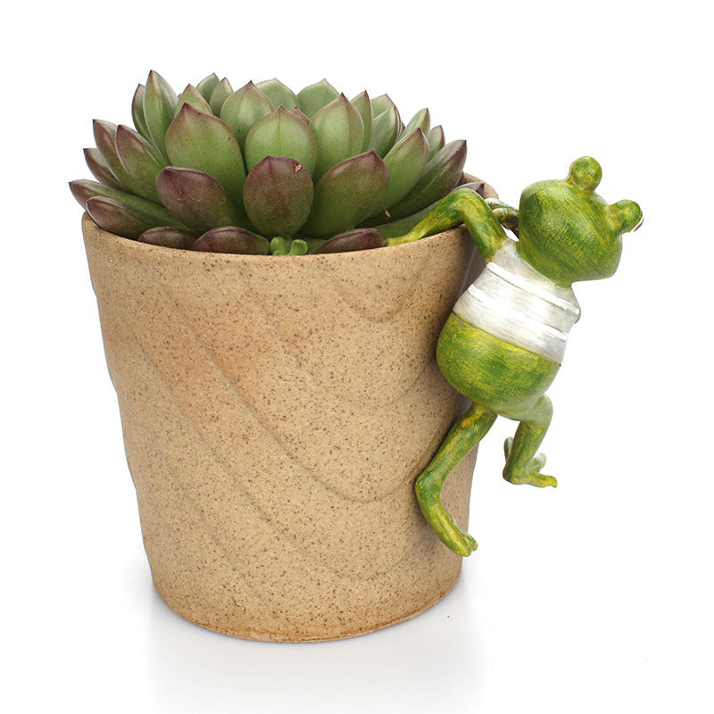 Frog potted ornament Home Ornaments