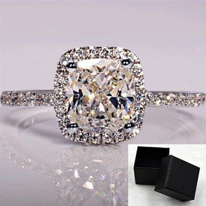 Rings For Women Bridal Wedding Anelli Trendy Jewelry Engagement Ring White Gold Color Anillos Jewelry / Accessories