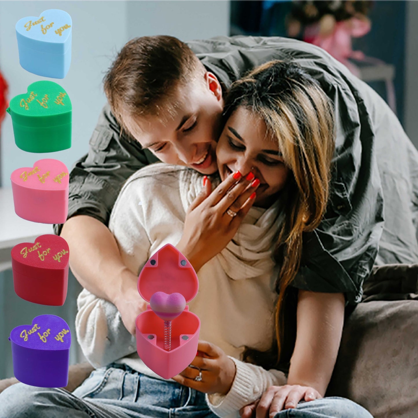 Valentine's Day Gift 3d Printing Toy Surprise Box Holiday Decoration