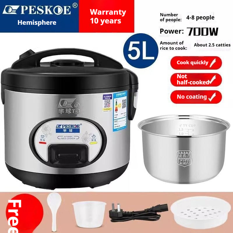 Electric Pressure Cooker Household Non-stick Multi-functional Rice Cooker Appliances Home Essentials