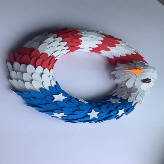 American flag eagle garland Home Ornaments