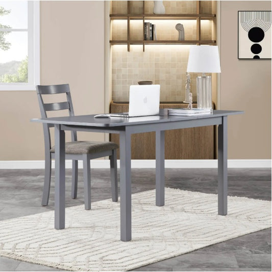 59 Extendable Dining Table, Modern House Dining Room Table For 4-8, Wooden Kitchen Table , Dining Room, Working Office, Home Living Room Furniture For Small Space, Dark Gray Dining Room Furniture