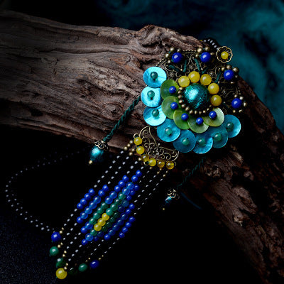 Female ethnic style long necklace Jewelry/Accessories