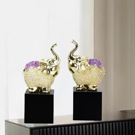 Golden Entryway Office Creative Home Decor Items Home Ornaments