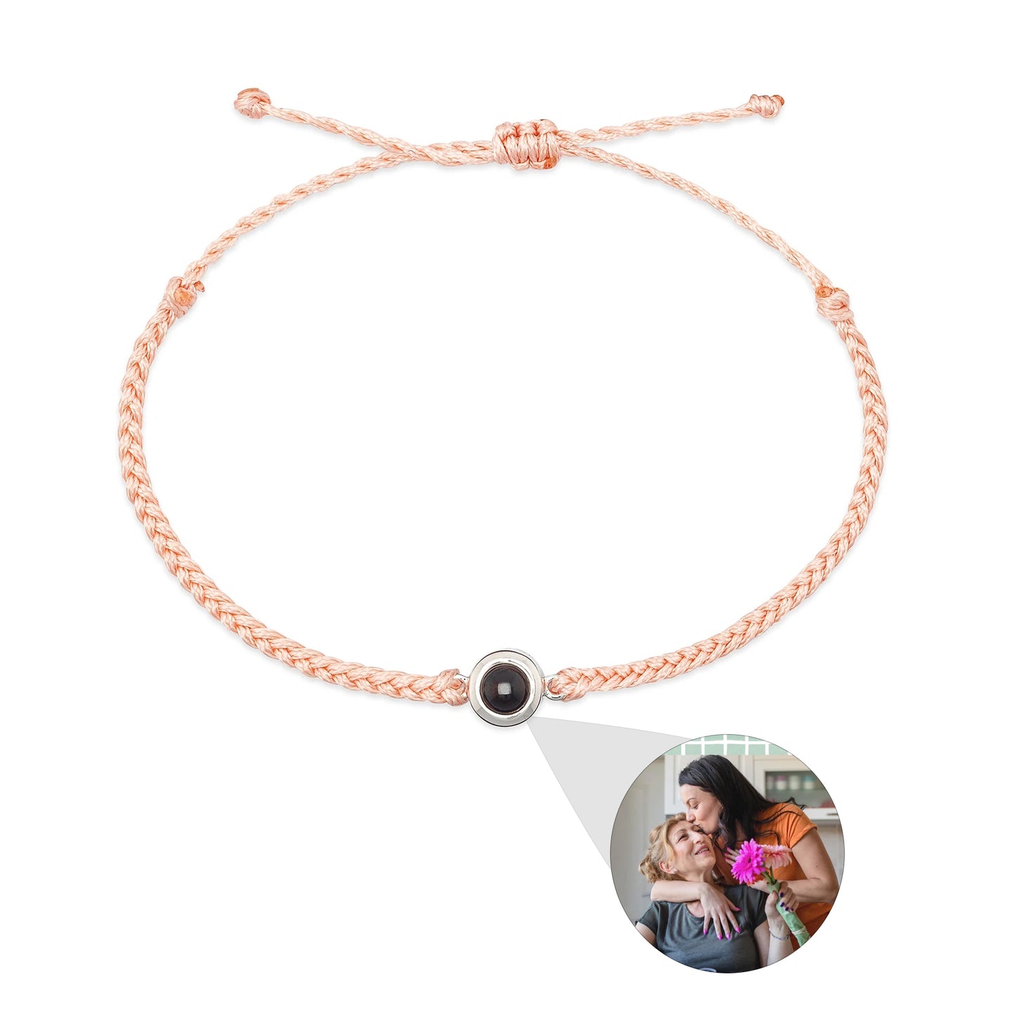 Creative Customized Color Photo Projection Bracelet Hand Woven Lovers Personality Jewelry For Men And Women Valentine's Day Gift Jewelry / Accessories