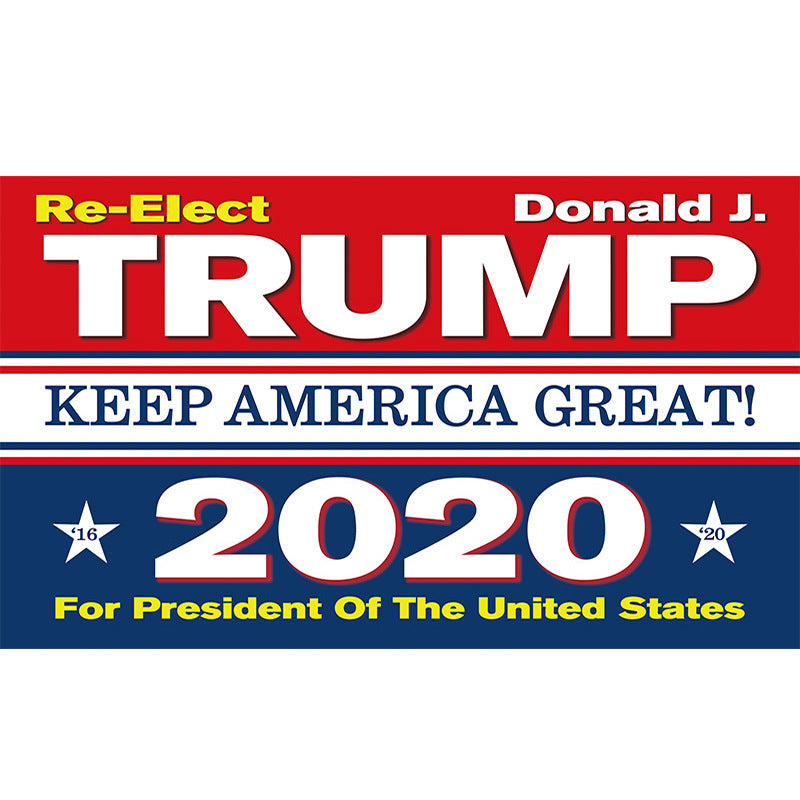 American president Donald Trump's election flag