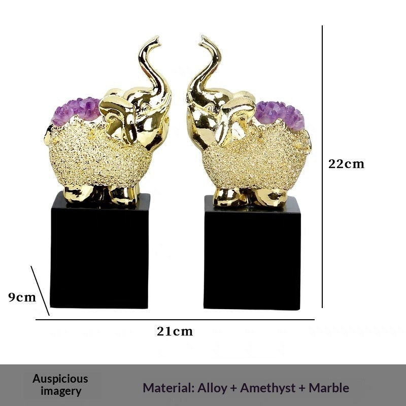 Golden Entryway Office Creative Home Decor Items Home Ornaments
