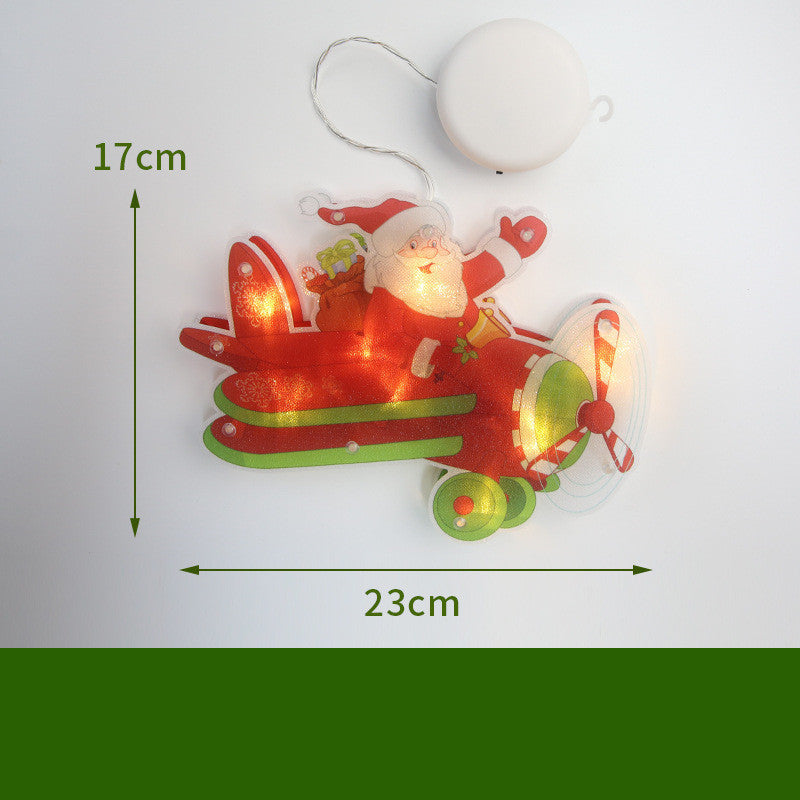 Christmas Decoration Lights Santa Snowman Elk Home Ornaments