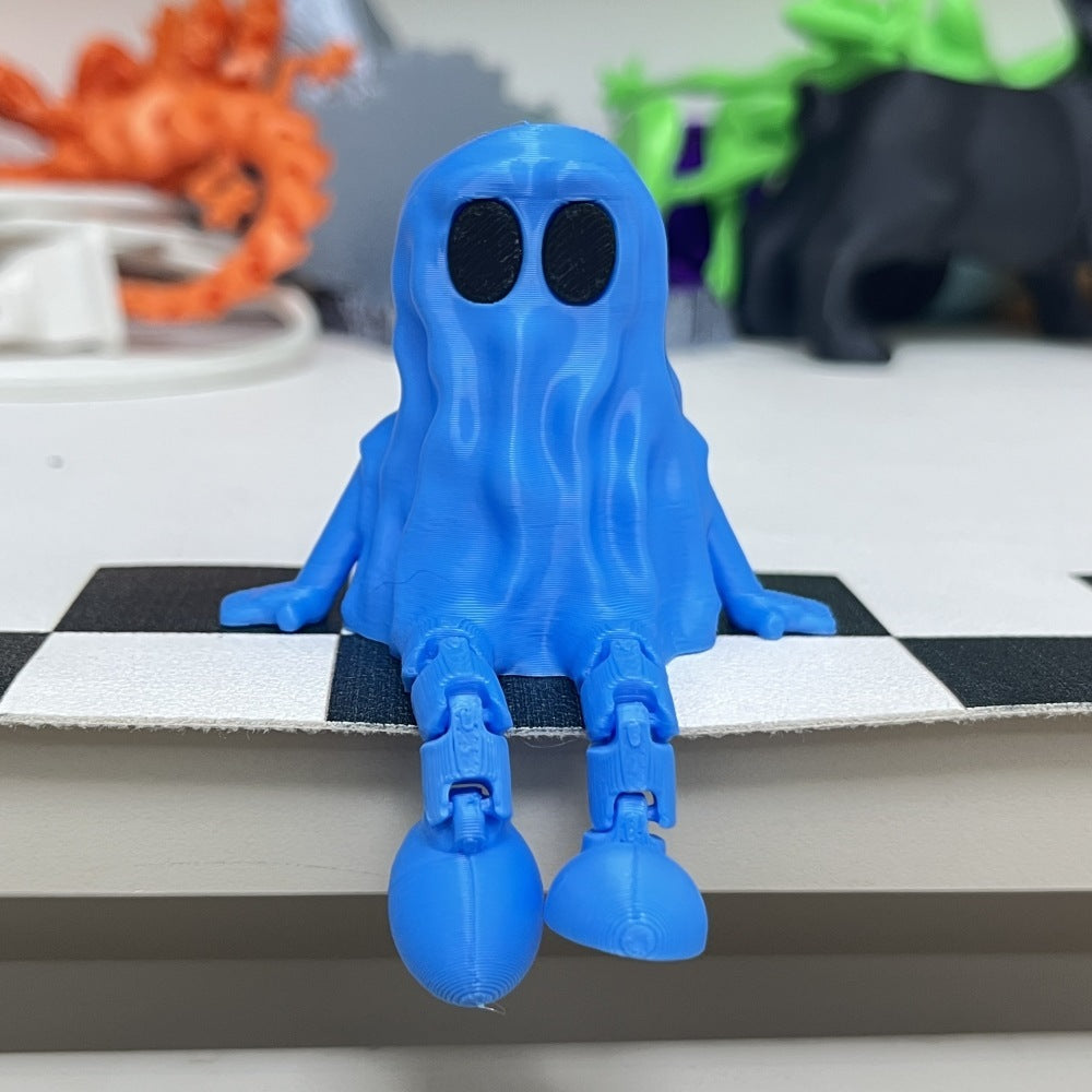 3D Printing Halloween Ghost Movable Joint Home Ornaments