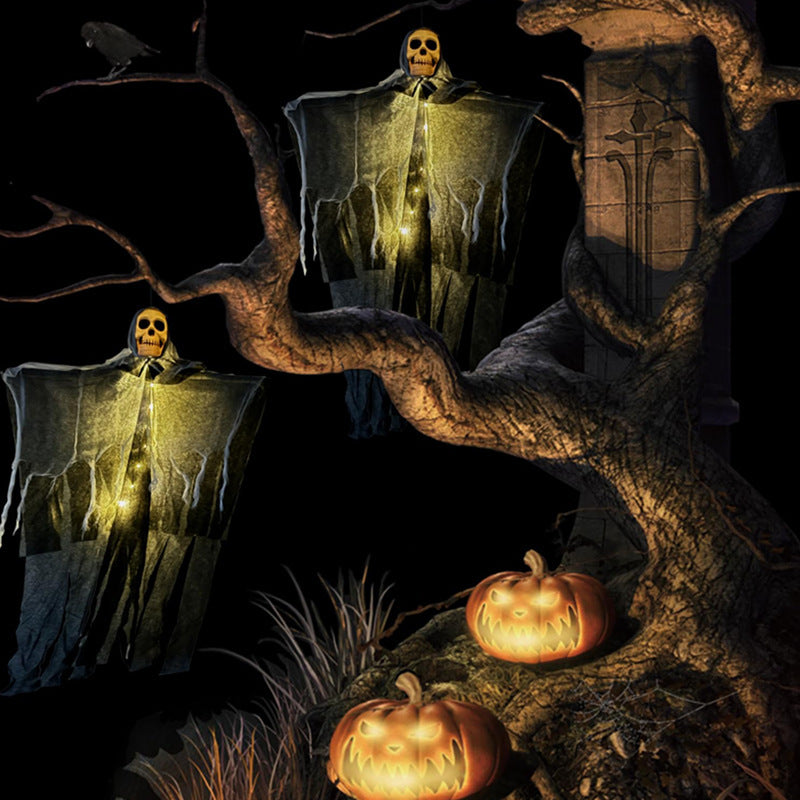 Halloween Decorations Horror Hanging Ghost Skull Skeleton Prop Perfect For Home Outdoor Yard Party Supplies Festival Decorations Home Ornaments
