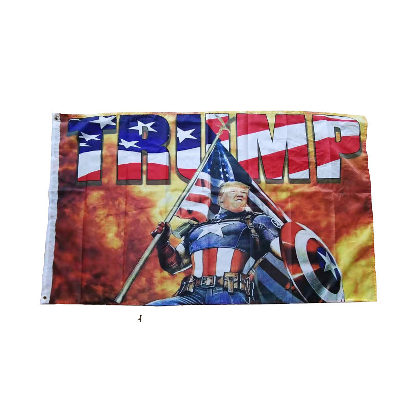American president Donald Trump's election flag