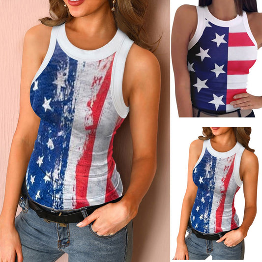 National flag print vest Apparel / Clothing