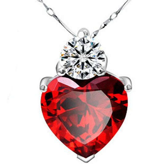 925 Sterling Silver Necklace, Korean Korean jewelry star, the same silver pendant jewelry, silver jewelry wholesale Jewelry/Accessories