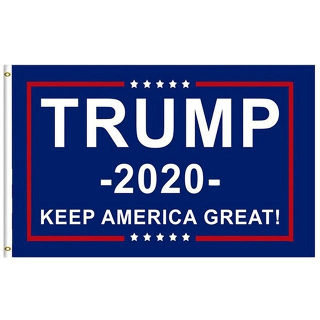 American president Donald Trump's election flag