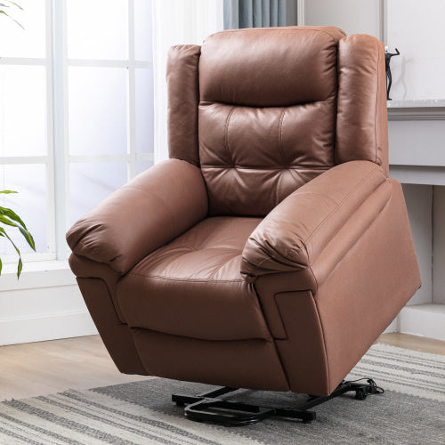 Power Lift Recliner, Electric Massage Heating Lift Chair for Elderly, Comfortable Living Room Armchair – Tech Cloth Sofa Furniture