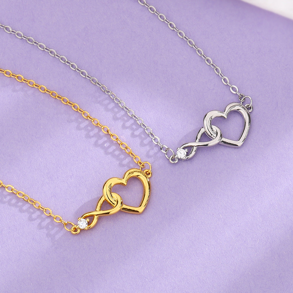 Heart-shape Bracelet Fashion Jewelry Versatile Love Bracelet Gift For Girlfriend Valentine's Day Jewelry / Accessories