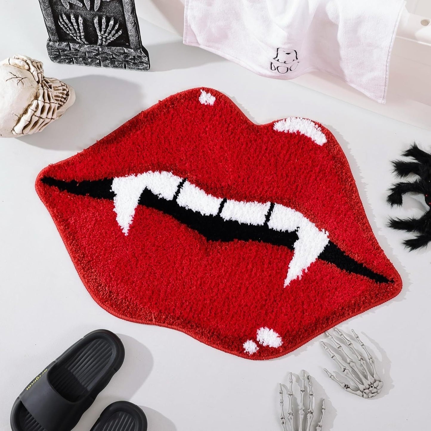 Halloween Cashmere-like Horror Mat Entrance Door Doormat Home Ornaments