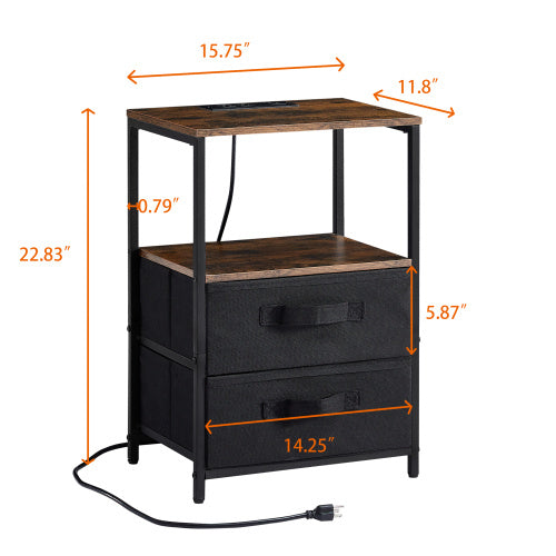 Tea Table With Charging Station