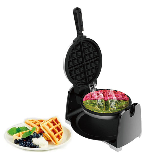Household Round Rotating Waffle Machine appliances Home Essentials