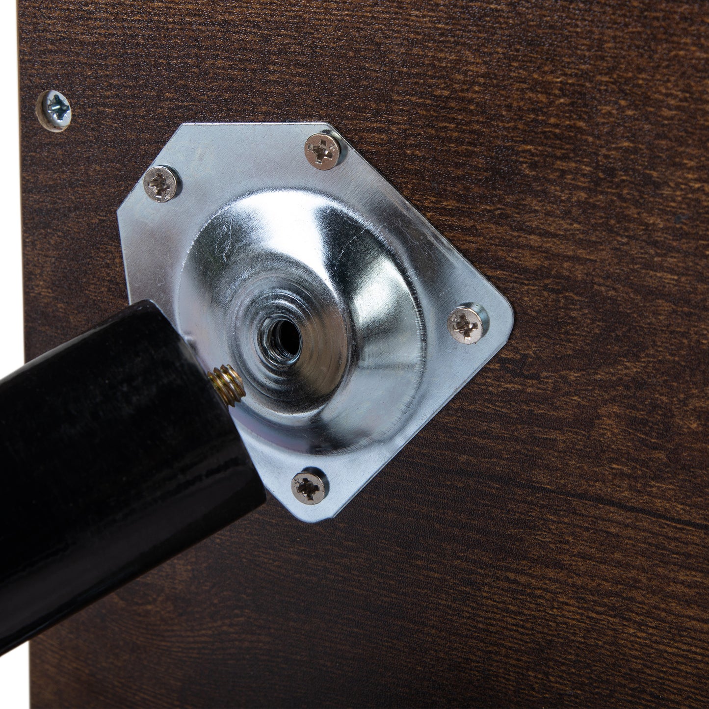 Set Of 2 Mid Century Wood Side Tables W  Storage Drawer For Bedroom,Brown Black Furniture