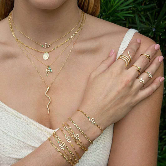 Micro-inlaid zircon copper jewelry necklace Jewelry & Accessories